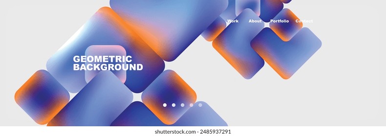 Teal Liquid color background design for Landing page site. Fluid gradient shapes composition. Futuristic design posters. Eps10 vector.