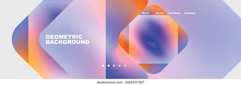 Diseño de fondo de color verde azulado líquido para el sitio de la página de destino. Composición de Formas de gradiente de fluidos. Carteles de diseño futurista. Vector Eps10.