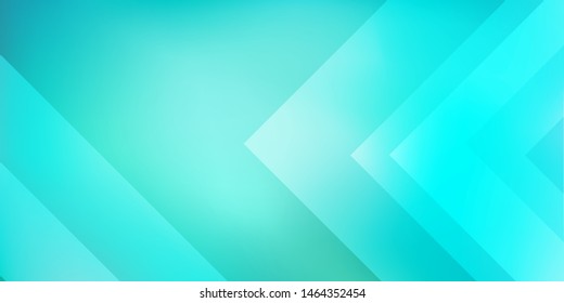 Teal Mint Landing Page. Blurred Turquoise Blue Green Water  Background. Vector Illustration For Your Graphic Design, Banner, Summer Or Aqua Poster