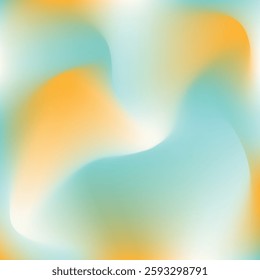teal mint white yellow orange color gradiant illustration. teal mint white yellow orange color gradiant background. not focused image of bright teal mint white yellow orange color gradation.