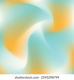 teal mint white yellow orange color gradiant illustration. teal mint white yellow orange color gradiant background. not focused image of bright teal mint white yellow orange color gradation.