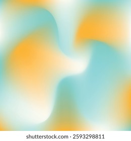 teal mint white yellow orange color gradiant illustration. teal mint white yellow orange color gradiant background. not focused image of bright teal mint white yellow orange color gradation.