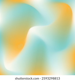 teal mint white yellow orange color gradiant illustration. teal mint white yellow orange color gradiant background. not focused image of bright teal mint white yellow orange color gradation.