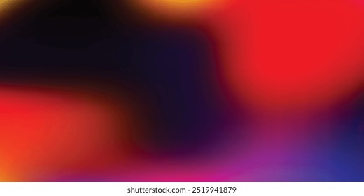Fondo de gradiente de color negro naranja azulado, efecto de textura granulada, diseño de fondo de página de aterrizaje de Anuncio de póster