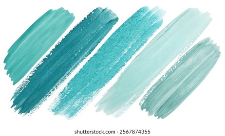 Teal paint strokes, abstract design, artistic textures, creative background, vibrant color palette, modern aesthetic.