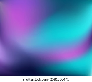 Teal Purple Background. Multicolor Gradient backdrop with copy space. Vector for banners, posters, and graphic design