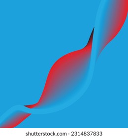 fondo futurista abstracto teal y rojo