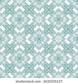 Teal Swirl Pattern Seamless design