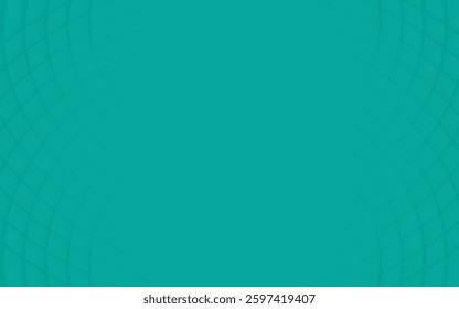 Teal Textured Background Vector: Subtle Geometric Pattern, Curved Grid Lines, Solid Teal Color, Modern Design, Sophisticated Texture, Clean Backdrop, Repeating Pattern, Depth Effect, Faint Texture.