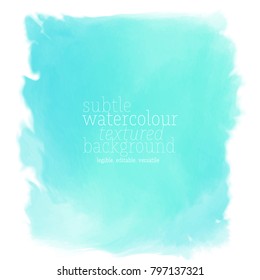 teal watercolor rectangular background