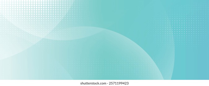 A teal and white gradient background with a smooth texture and dotted pattern, creating a modern and calming background effect. Gradient background vector. Teal background.