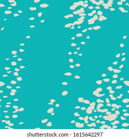 Teal and White Vector seamless check pattern. Allover pattern. Ink grunge grid. Hand drawn seamless check pattern. Graphic background with ethnic tartan. Seamless check pattern background.