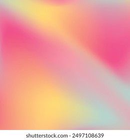teal yellow pink color gradiant illustration. teal yellow pinkcolor gradiant background. not focused image of bright teal yellow pink color gradation.
