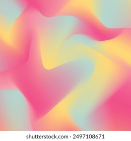 teal yellow pink color gradiant illustration. teal yellow pinkcolor gradiant background. not focused image of bright teal yellow pink color gradation.
