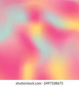 teal yellow pink color gradiant illustration. teal yellow pinkcolor gradiant background. not focused image of bright teal yellow pink color gradation.
