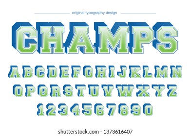 Team Athletics Typography design vector