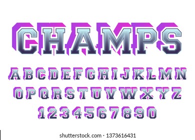 Team Athletics Typography design vector