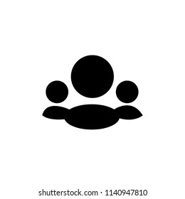 Team avatar vector icon