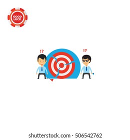 Team and Broken Target Icon