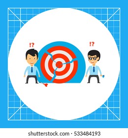 Team and Broken Target Icon