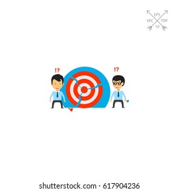 Team and Broken Target Icon