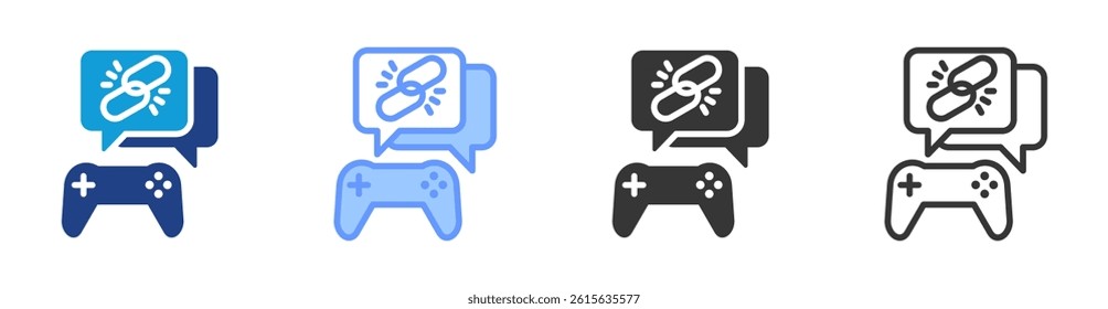 Team Building Games icon set multiple style collection