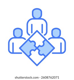 Team Building Icon Element for Design