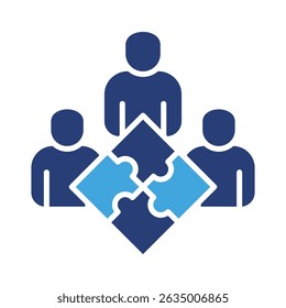 Team Building Icon Element for Design