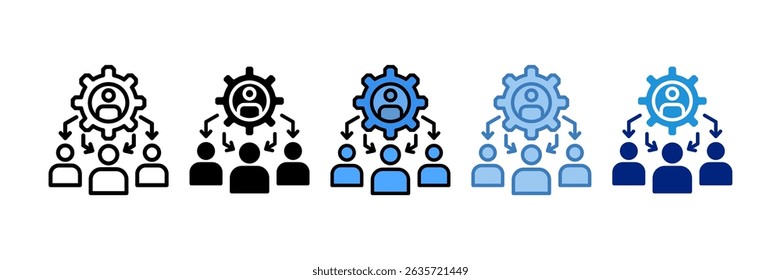 Elemento De Ícone Do Team Building Para Design