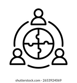 Elemento de icono de Team Building para diseño