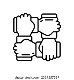 Team Building icon in vector. Illustration