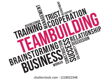 Team Building Word Cloud Collage Healthy Stock Vector (Royalty Free ...