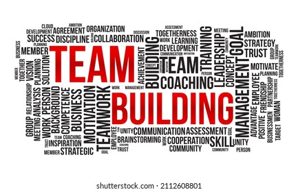 629 Team building word collage Images, Stock Photos & Vectors ...