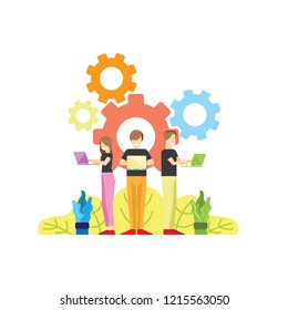 Team building, workshop, training skill, develop ability, expertise, business people teamwork, personal development growth