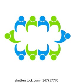 Team Business Board Vector