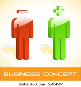 Team business concept. Vector illustration.