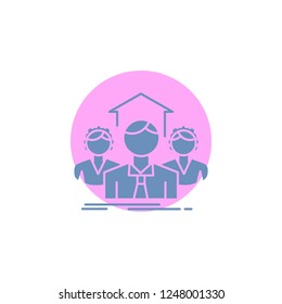 Team, Business, teamwork, group, meeting Glyph Icon.