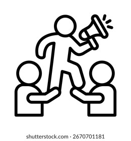 Elemento de icono de alegría de Equipo para diseño