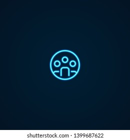 Team Circle | Neon Style Icon