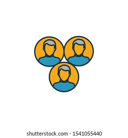 Team Cohesion icon. Simple element from project management icons collection. Creative Team Cohesion icon ui, ux, apps, software and infographics.