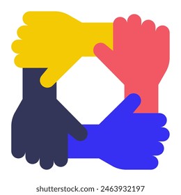 Team Collaboration icon can be used for web, app, infographic, etc
