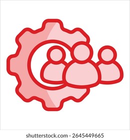 Team Collaboration Icon Element For Design