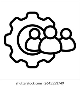 Team Collaboration Icon Element For Design