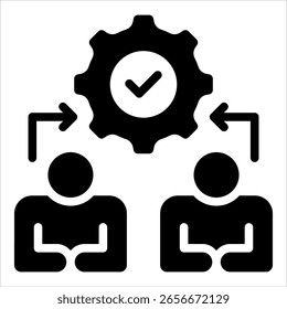 Symbolelement für Teamarbeit für Design