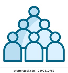 Elemento De Icono De Colaboración De Equipo Para Diseño