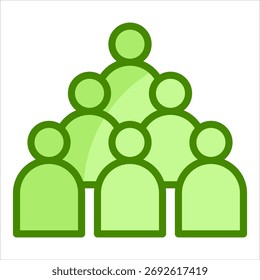 Team Collaboration Icon Element For Design