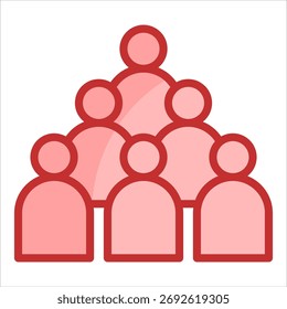 Elemento De Icono De Colaboración De Equipo Para Diseño