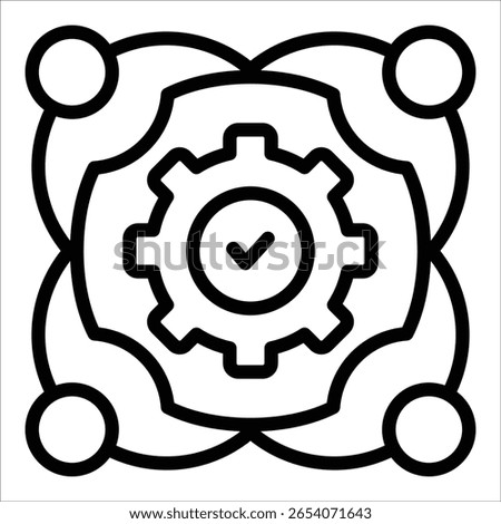 Team Collaboration Icon Element For Design
