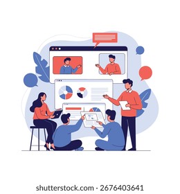 Colaboração em equipe e gerenciamento de projetos para estratégias bem-sucedidas de crescimento e desenvolvimento de negócios