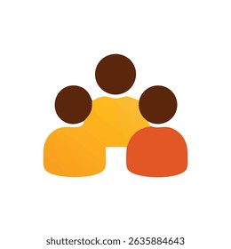 Team collaboration simplified with simple people icons. Ideal for teamwork, business concepts, presentations, and digital designs.
